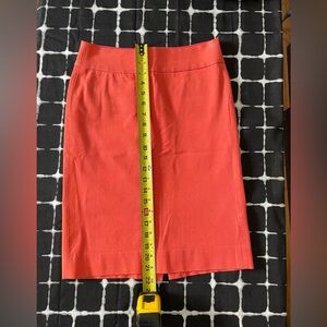 Banana Republic Coral Pencil Skirt